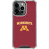 University of Minnesota Collegiate Text iPhone 15 Pro Clear Case